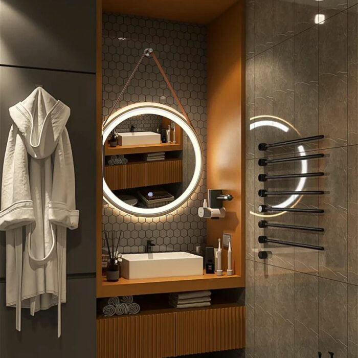 Hotel Mirror with Light - Custom LED Bathroom Mirrors for Hospitality - Image 5